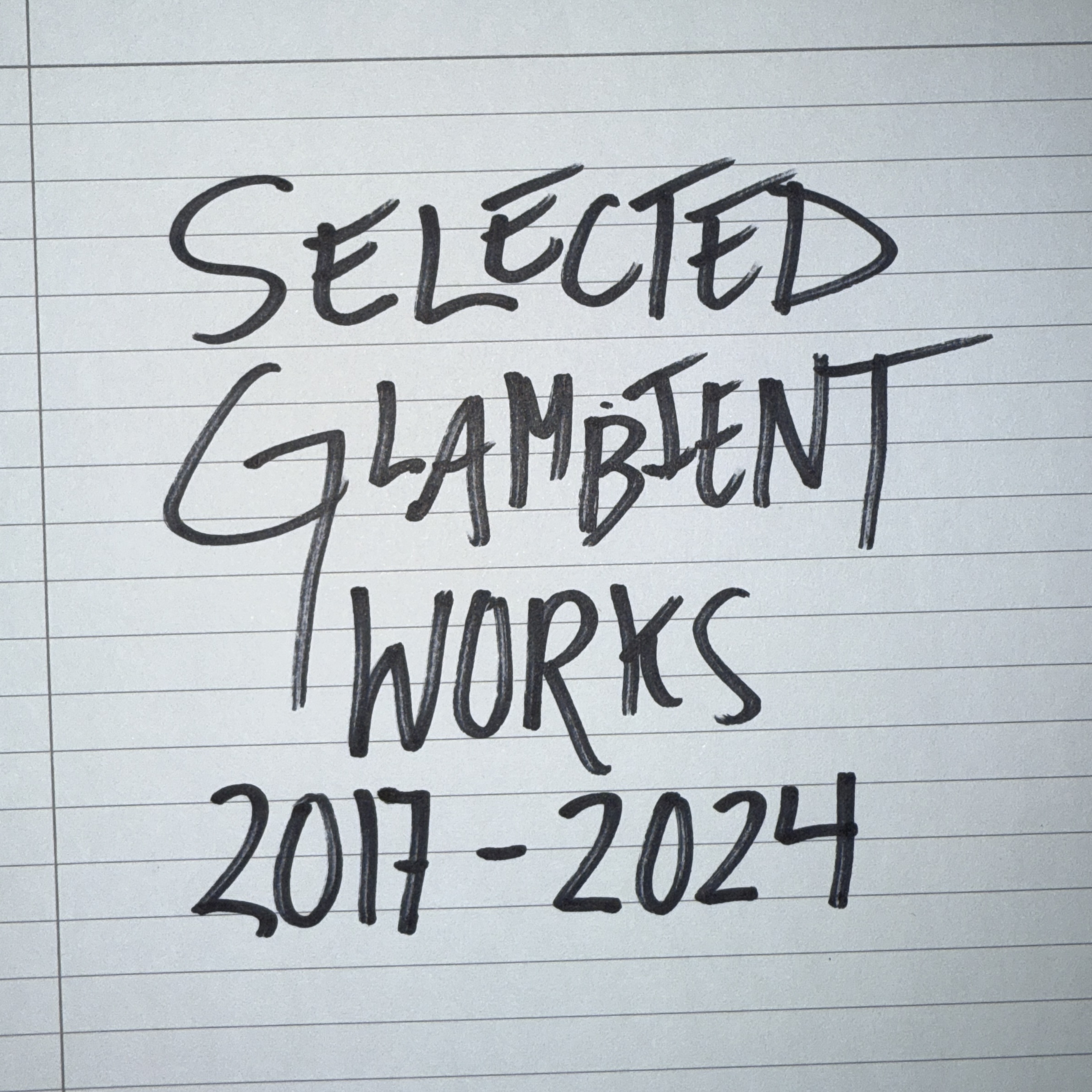Thumbnail for Selected Glambient Works (17-24)